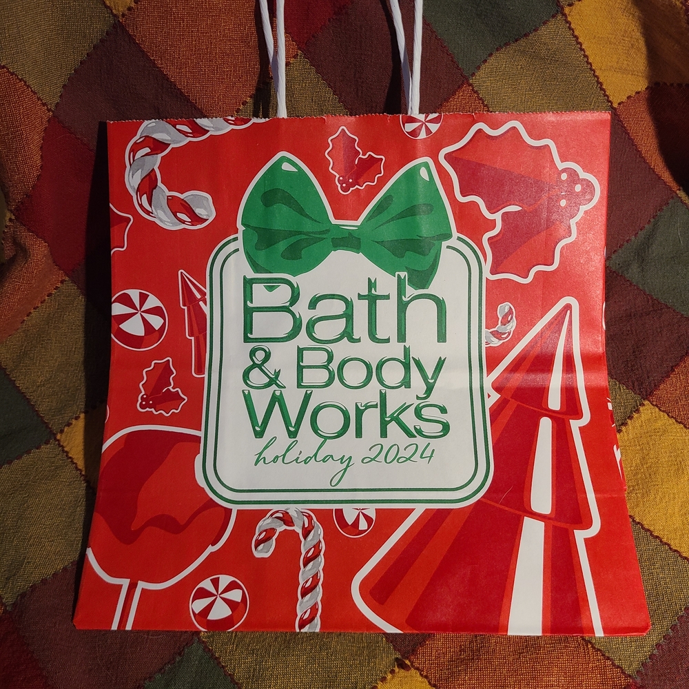 Bath & Body Works Holiday Gift Bag 10 X 10 Inch, Lot Of 50 **2024**